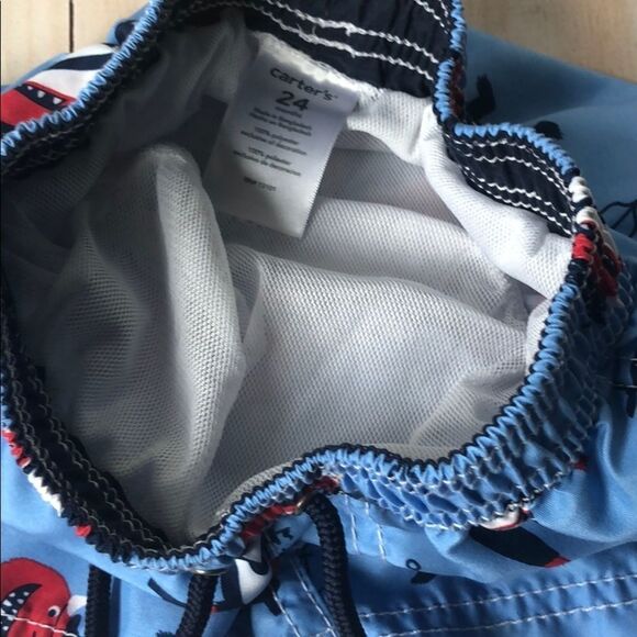 🍭6/$30 Carter’s pirate monster swim trunks 18-24 - Picture 5 of 8